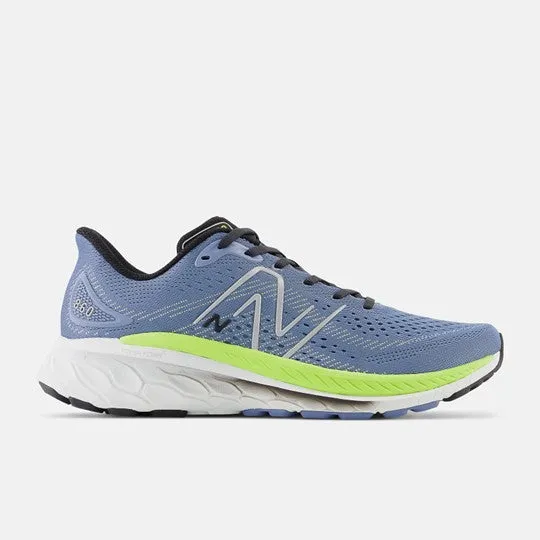 860v13 Men's Fresh Foam X Running Shoe -  Mercury Blue with Thirty Watt