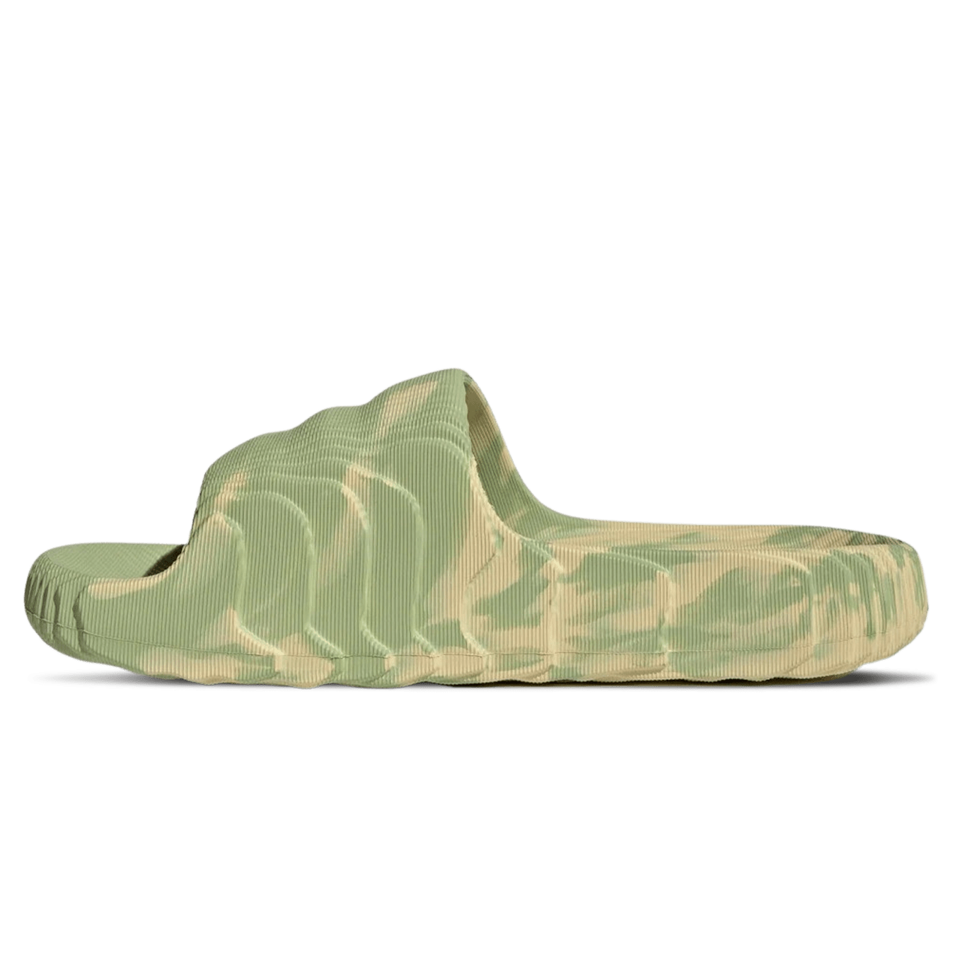 Adidas Adilette 22 Slides 'Magic Lime Desert Sand'