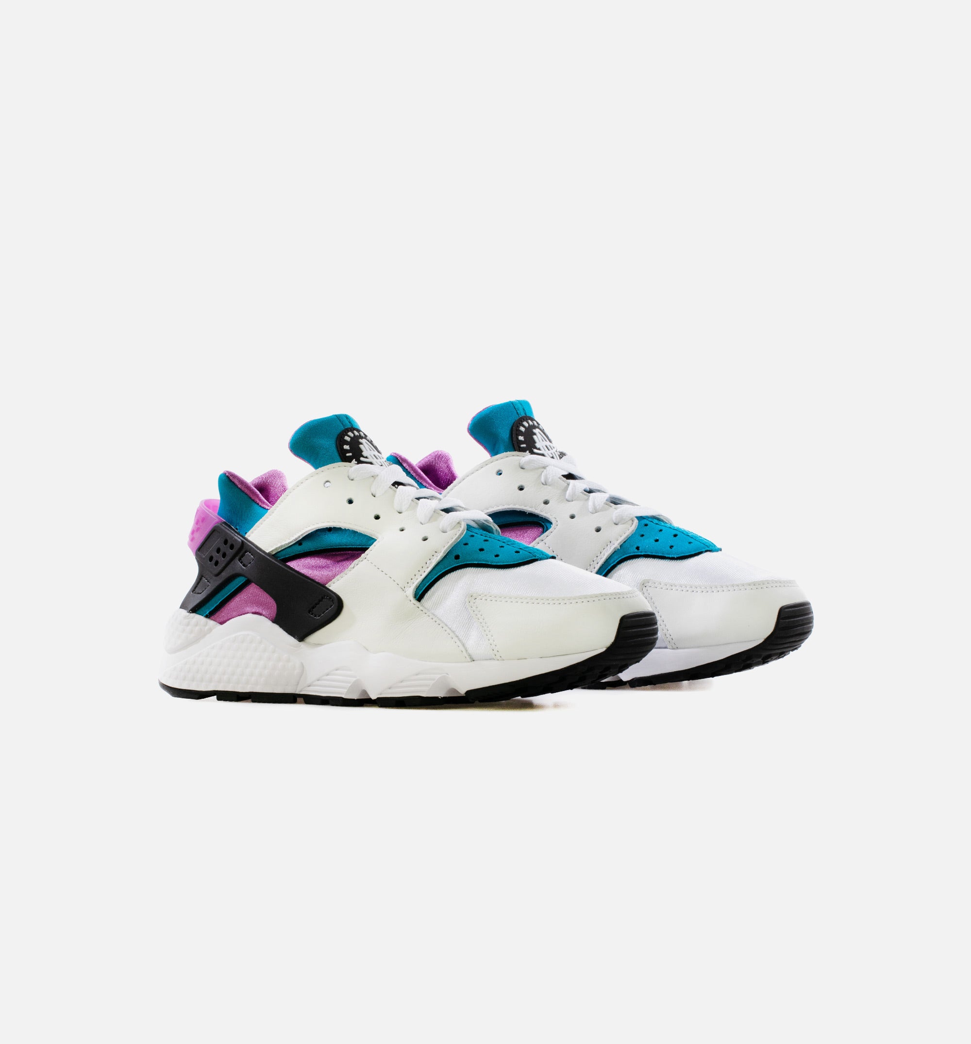 Air Huarache Aquatone Mens Running Shoe - White/Aquatone/Deep Magenta/Black