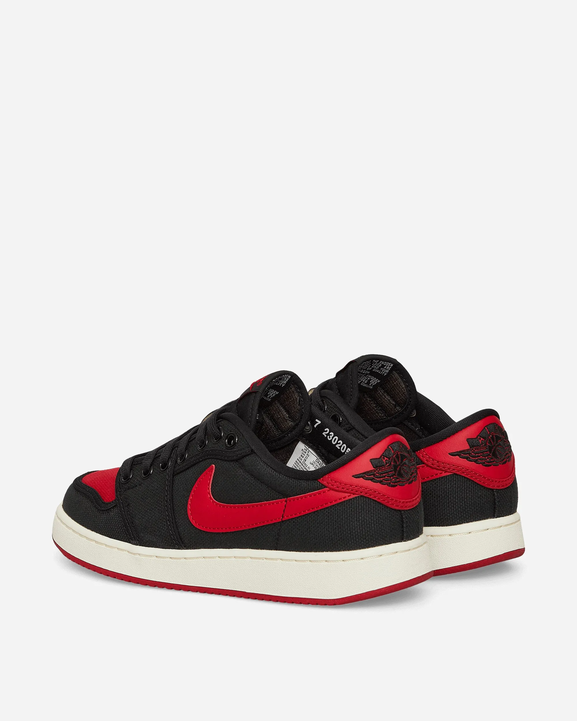 AJKO 1 Low Sneakers Black / Varsity Red