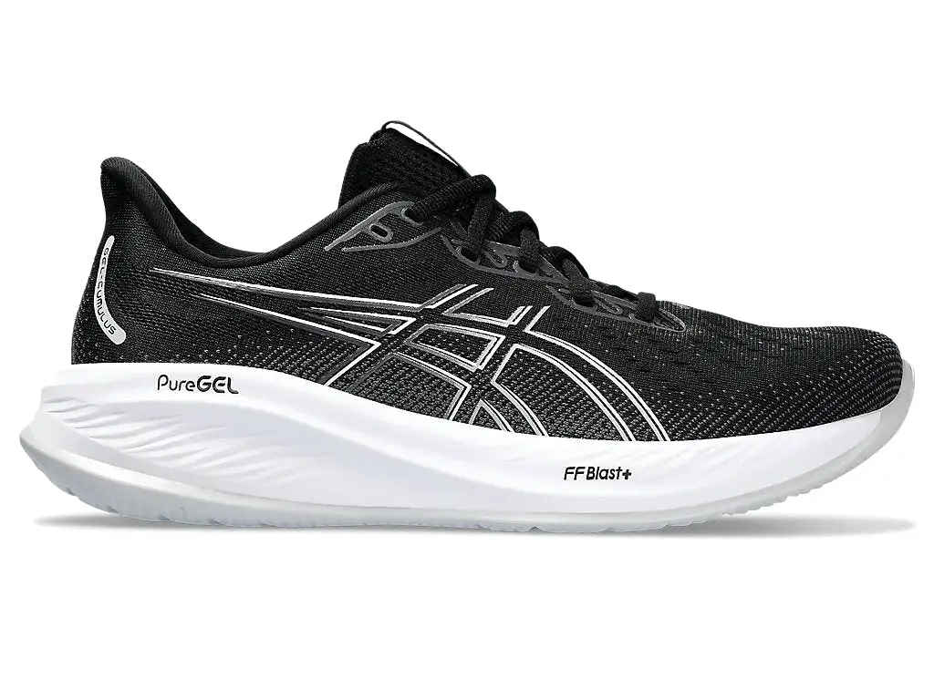 ASICS MEN'S GEL CUMULUS 26 (4E EXTRA WIDE) BLACK/SILVER