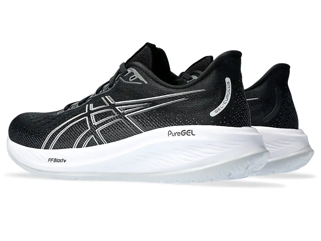 ASICS MEN'S GEL CUMULUS 26 (4E EXTRA WIDE) BLACK/SILVER