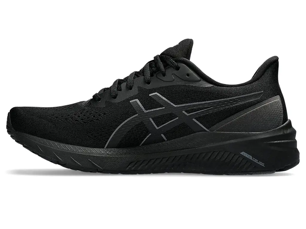 ASICS MENS GT-1000 12 BLACK/GREY SHOE