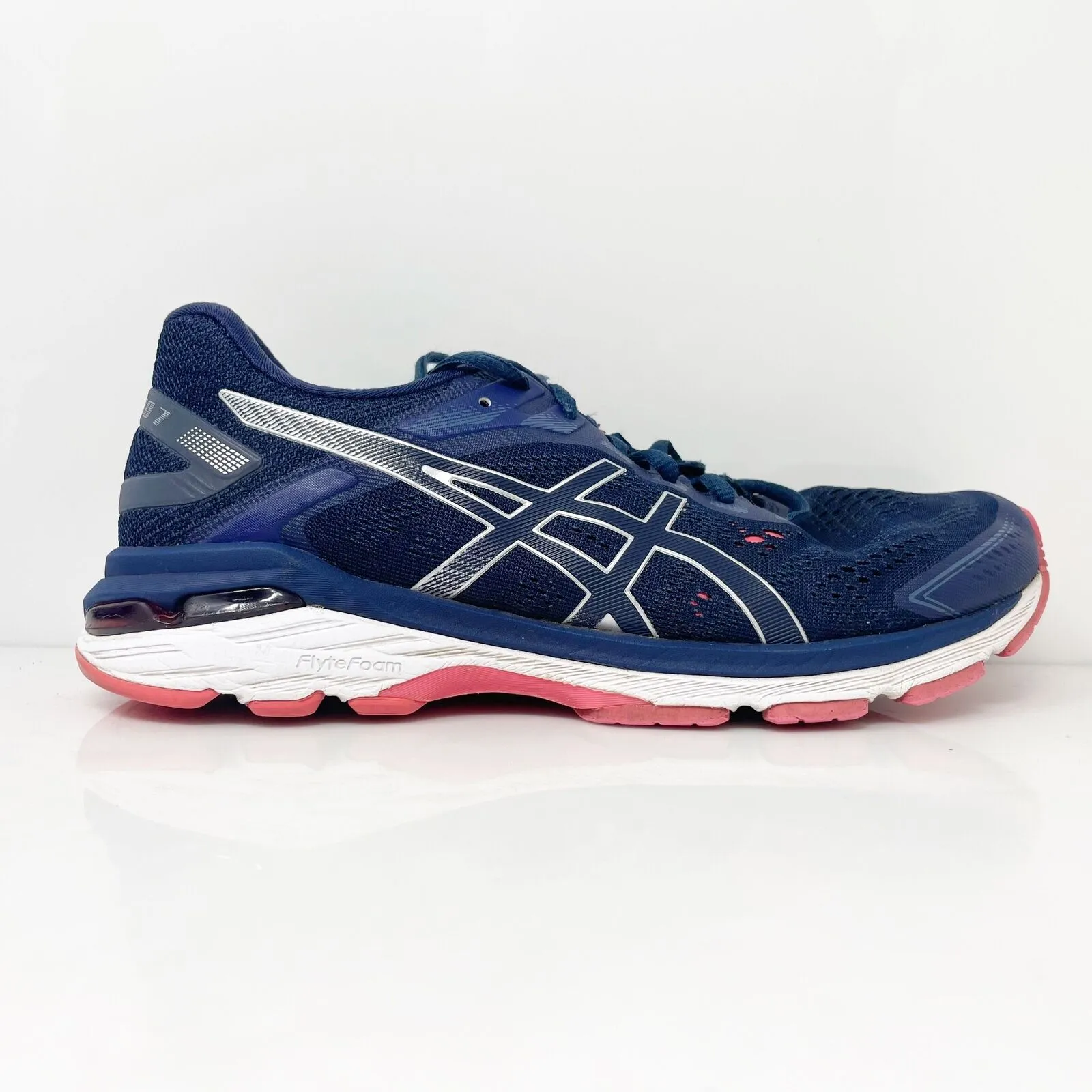 Asics Womens GT 2000 7 1012A147 Blue Running Shoes Sneakers Size 8.5