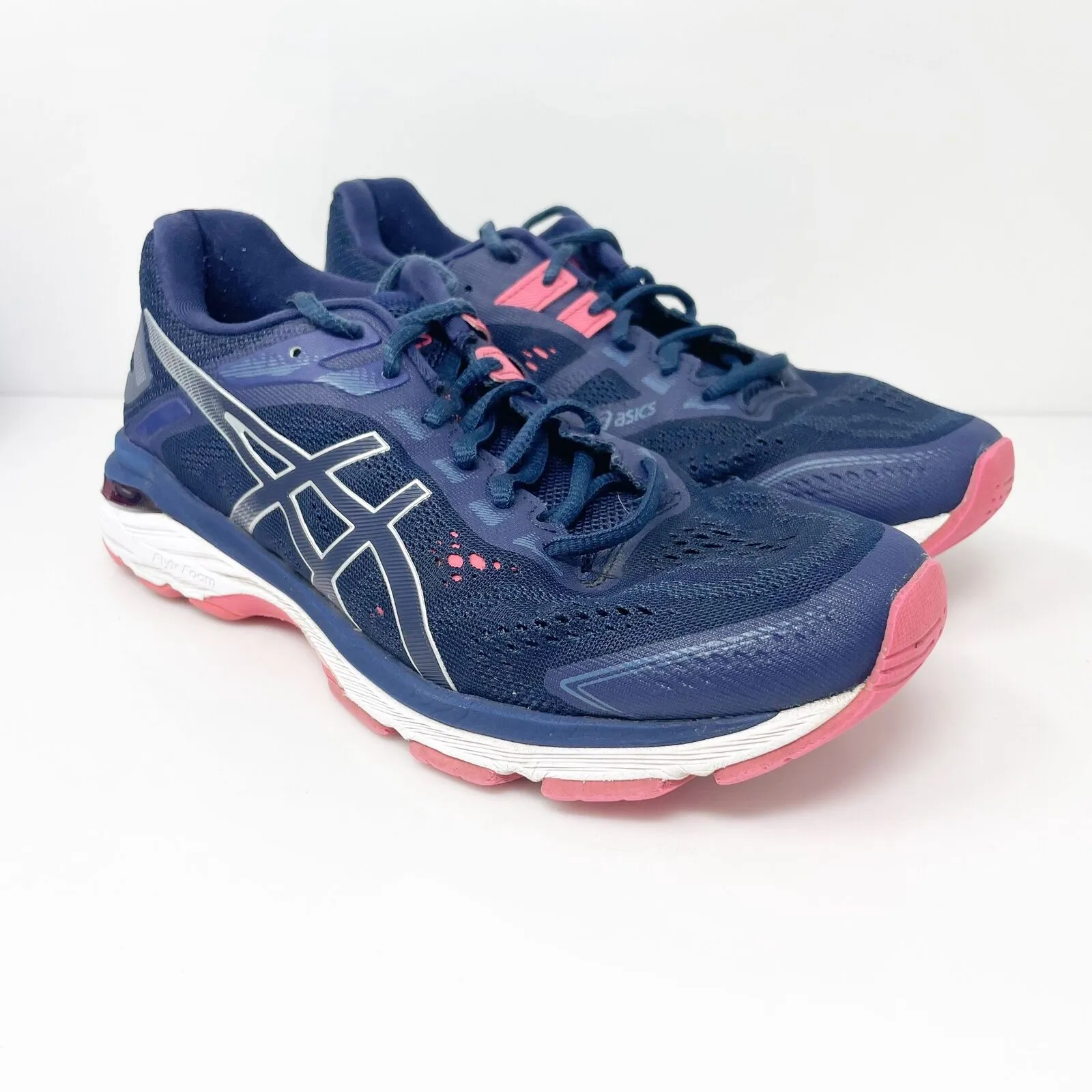 Asics Womens GT 2000 7 1012A147 Blue Running Shoes Sneakers Size 8.5