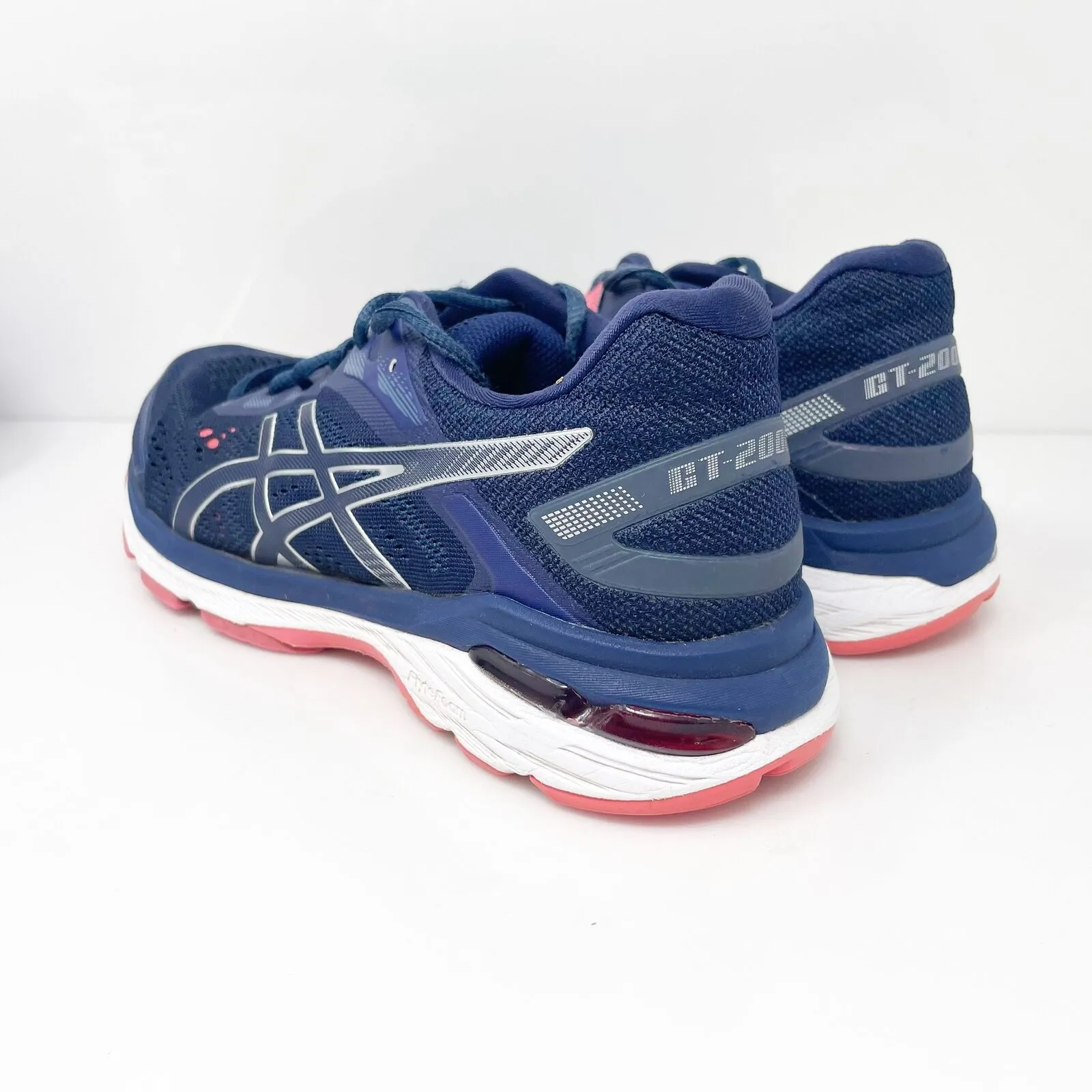 Asics Womens GT 2000 7 1012A147 Blue Running Shoes Sneakers Size 8.5