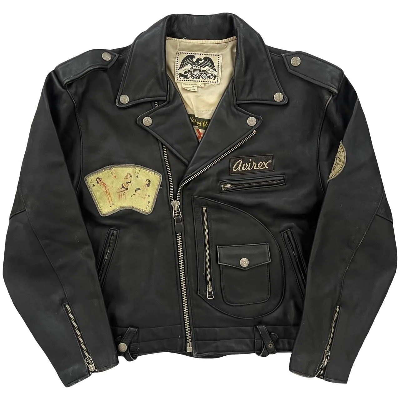 Avirex Leather Biker Jacket