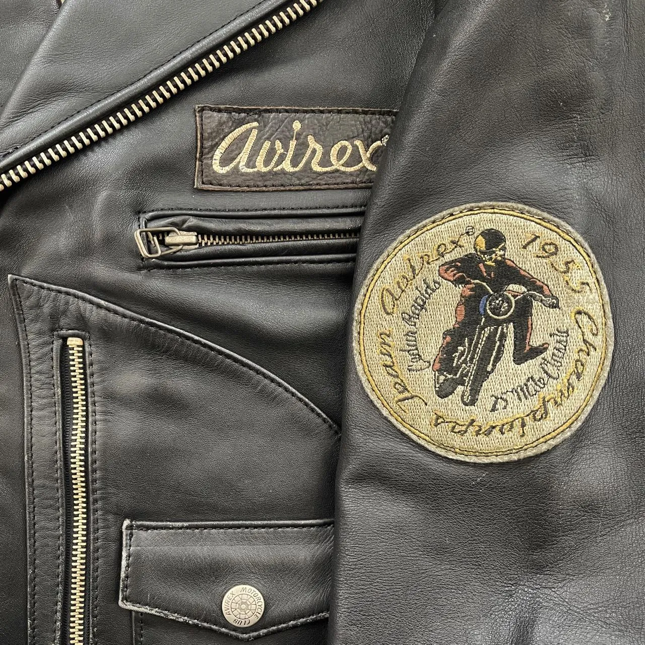 Avirex Leather Biker Jacket