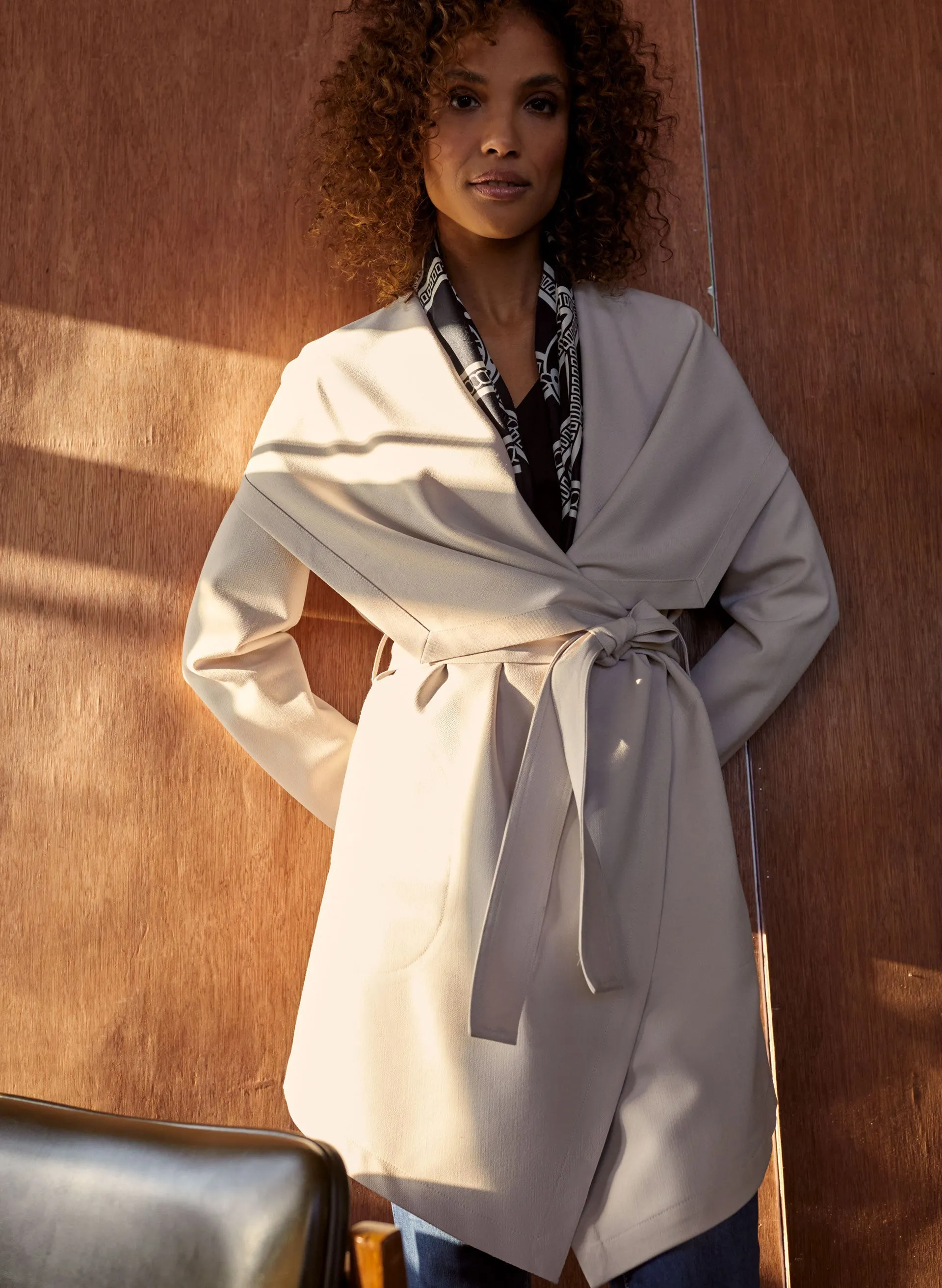 Belted Wrap Coat