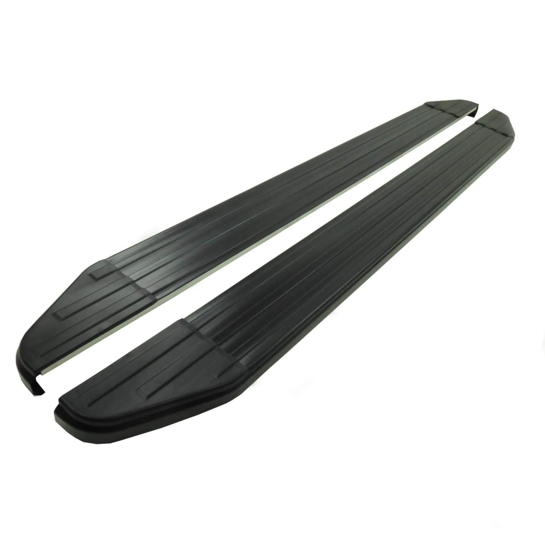 Black Raptor Side Steps Running Boards for Isuzu D-Max Double Cab 2021+