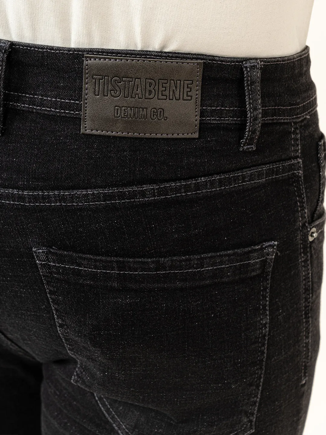 Black Slim Fit Denim Jeans