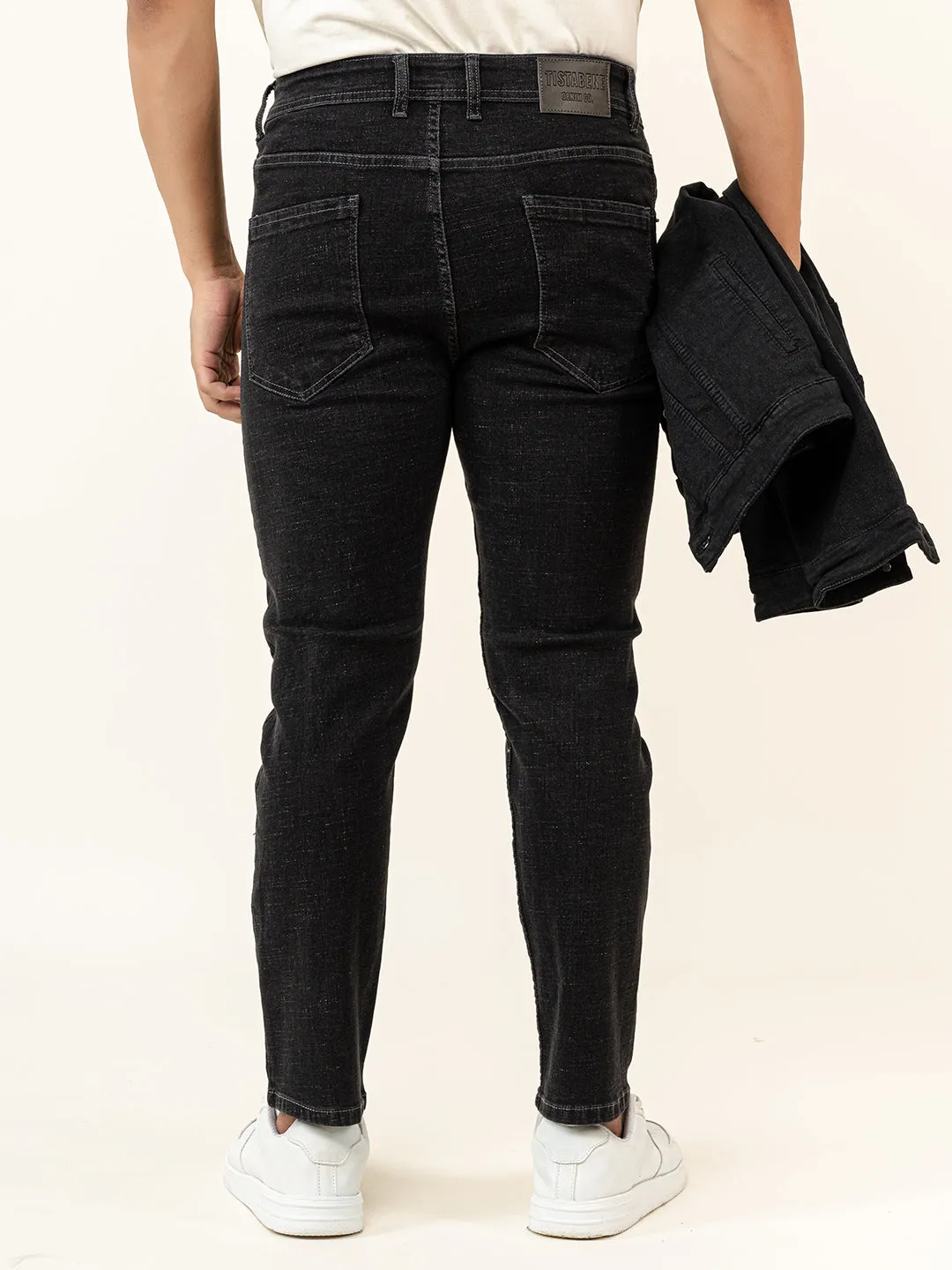 Black Slim Fit Denim Jeans