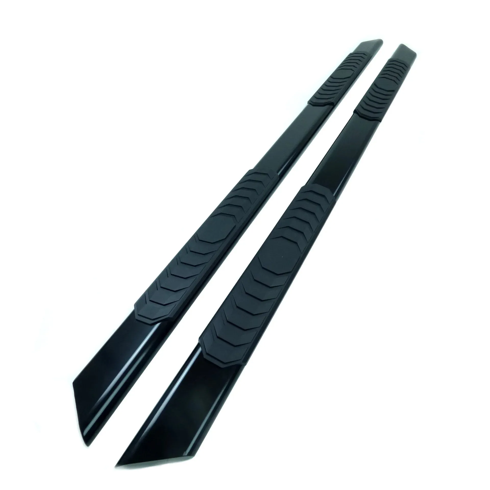 Black Sonar Side Steps Running Boards for Toyota Hilux Double Cab 2016+