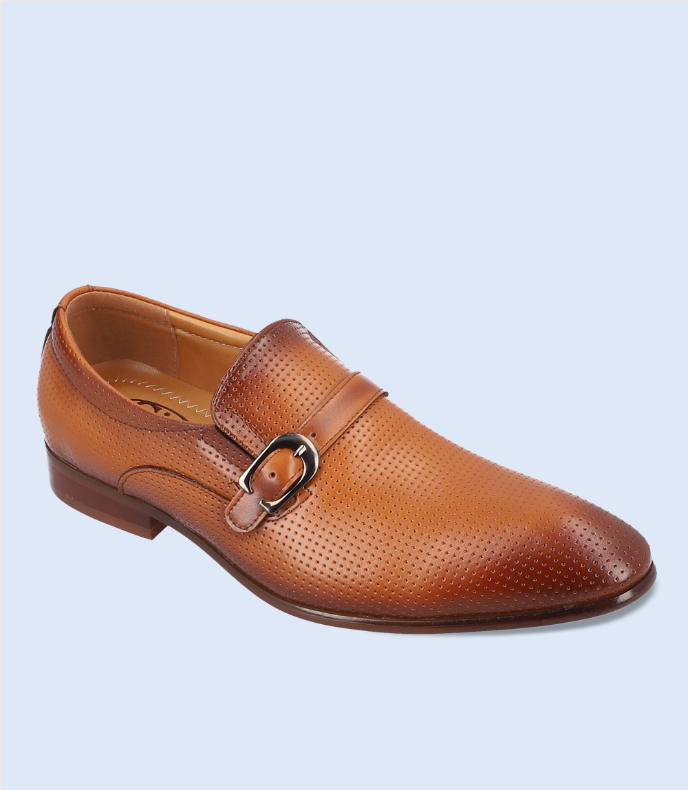 BM4126-TAN-Men Formal Slip-on's