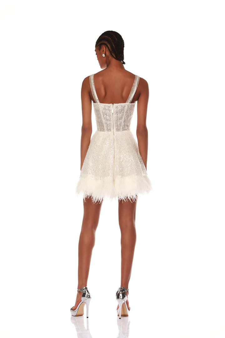 Bronx And Banco Mademoiselle Bridal Mini Dress