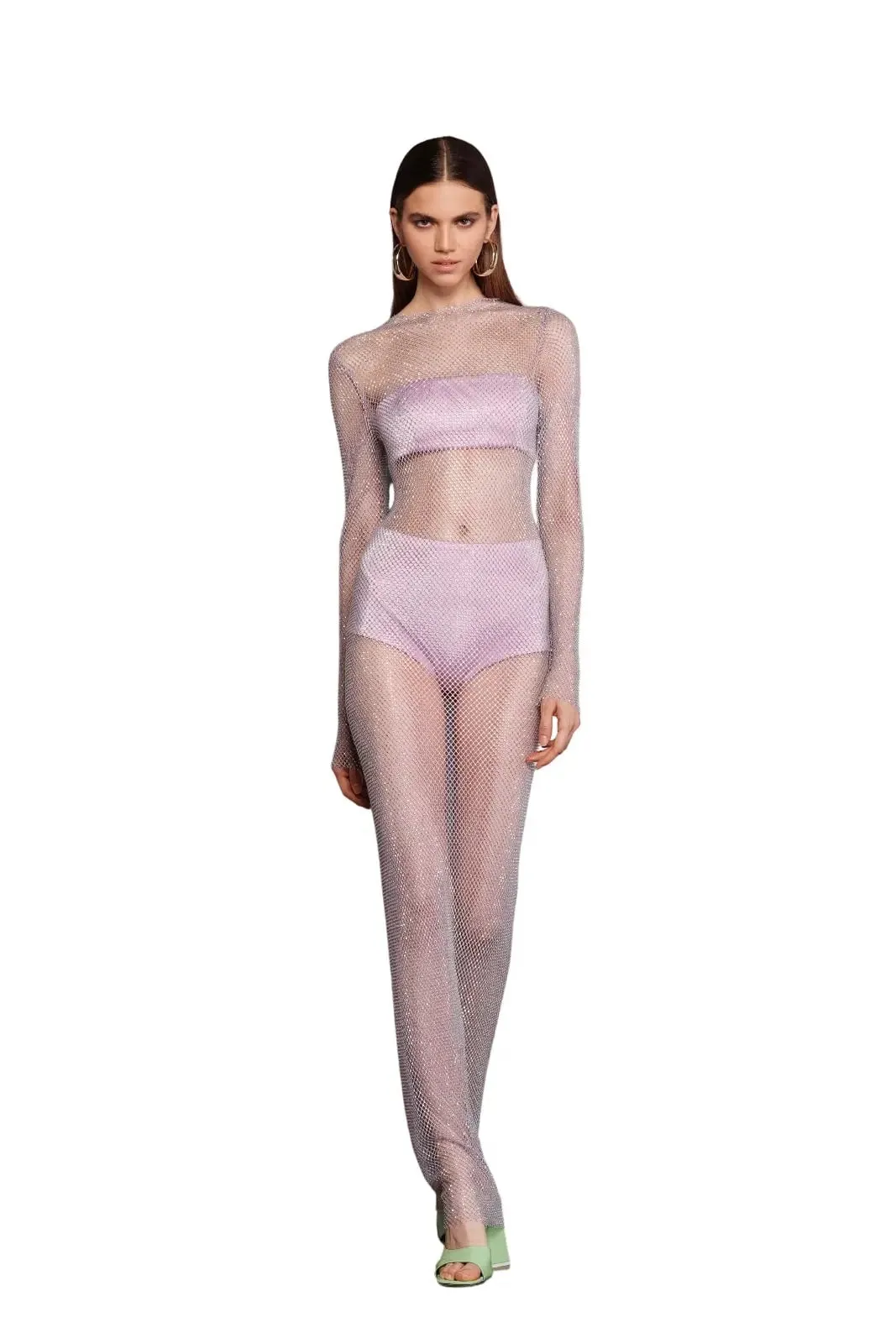 Bronx and Banco - Web Lilac Dress - Lilac