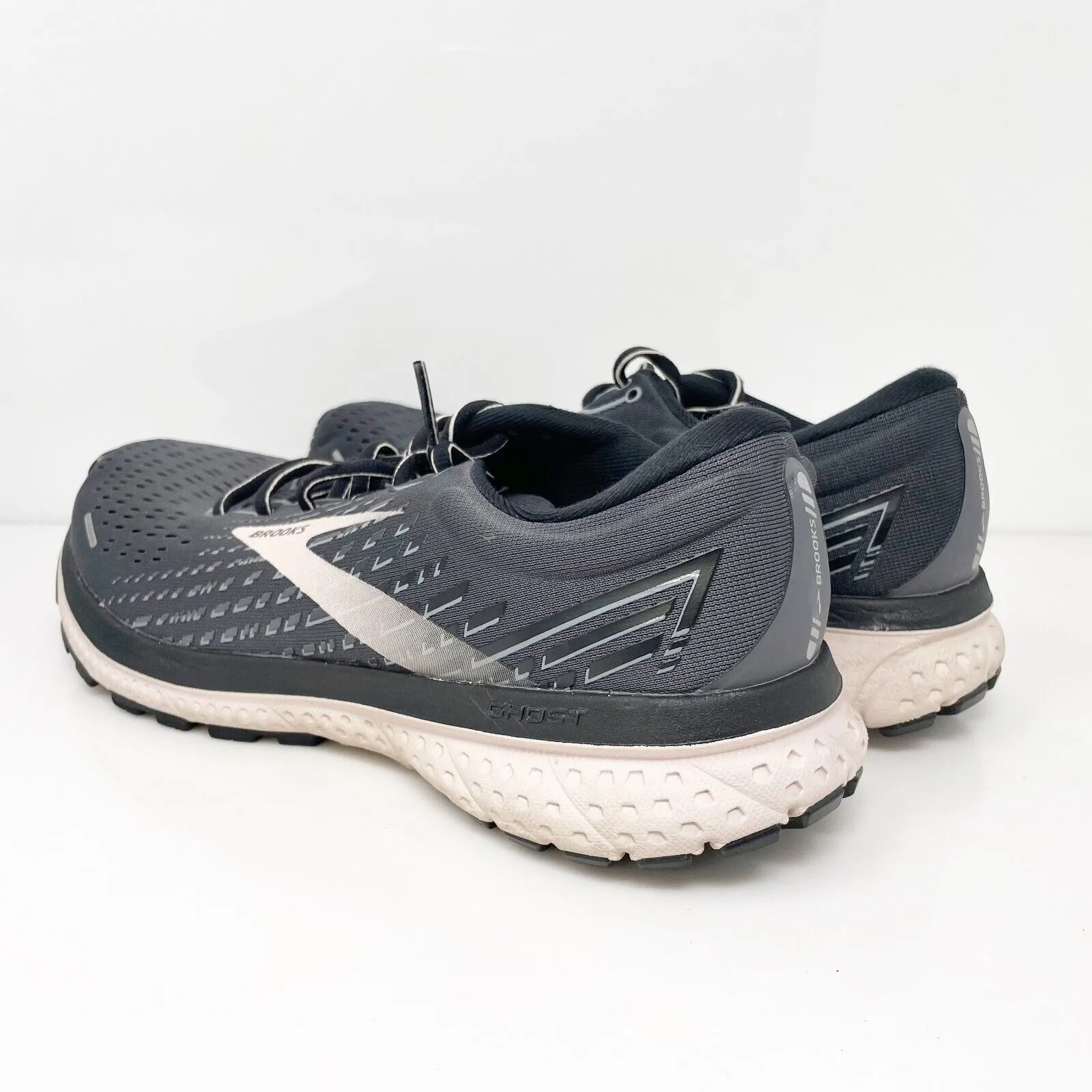 Brooks Womens Ghost 13 1203381B062 Gray Running Shoes Sneakers Size 9 B