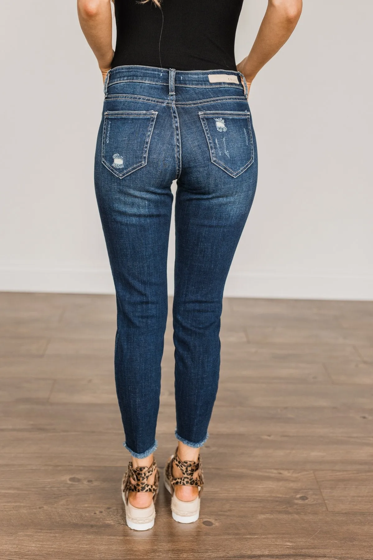 Cello Distressed Skinny Jeans- Camila Wash