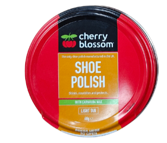 Cherry Blossom Shoe Polish 40g Tin With Carnauba Wax