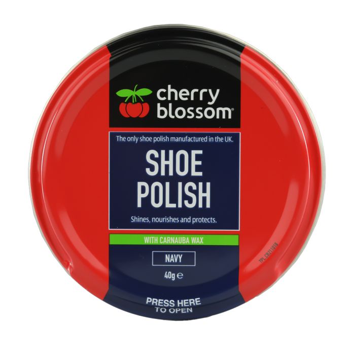 Cherry Blossom Shoe Polish 40g Tin With Carnauba Wax