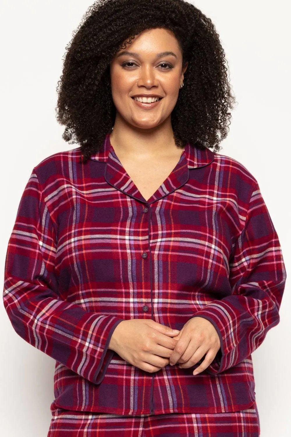 Clarissa Check Pyjama Top