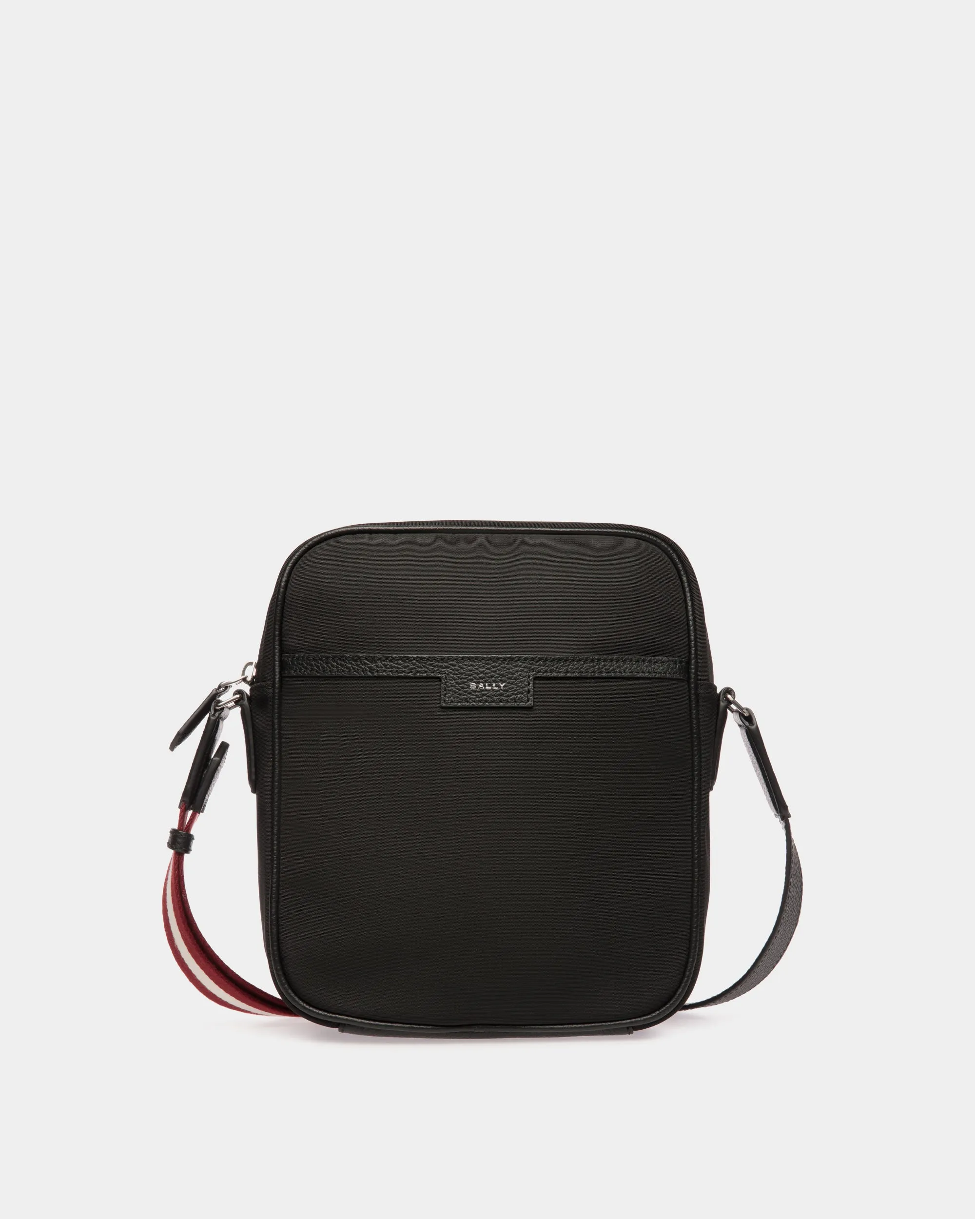 Code Crossbody Bag In Black Nylon