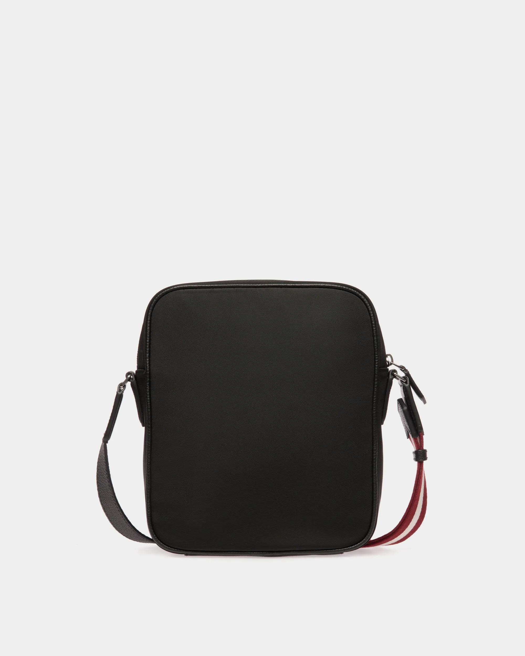 Code Crossbody Bag In Black Nylon