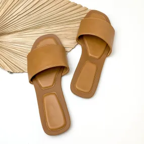 Craving Summer Slide On Sandals in Tan