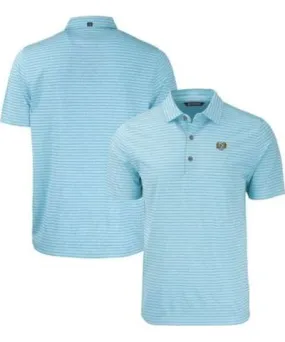 Cutter & Buck Men's NCAA Light North Carolina Tar Heels Vault Forge Eco ed Stripe Stretch Recycled Polo