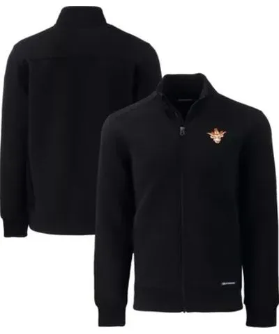 Cutter & Buck Men's NCAA Texas Longhorns Roam Eco Recycled Full-Zip Jacket