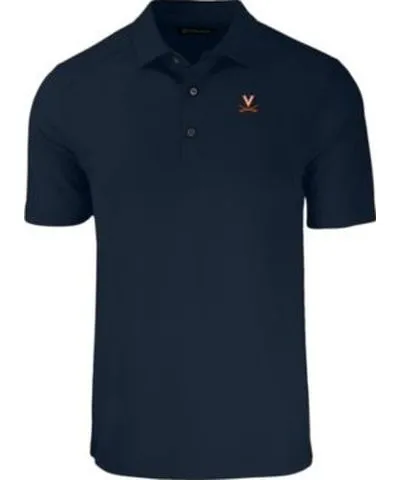 Cutter & Buck Men's NCAA Virginia Cavaliers Big & Tall Forge Eco Stretch Recycled Polo