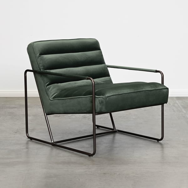 Darcy and Duke Cubica Chair - Olive Black Frame