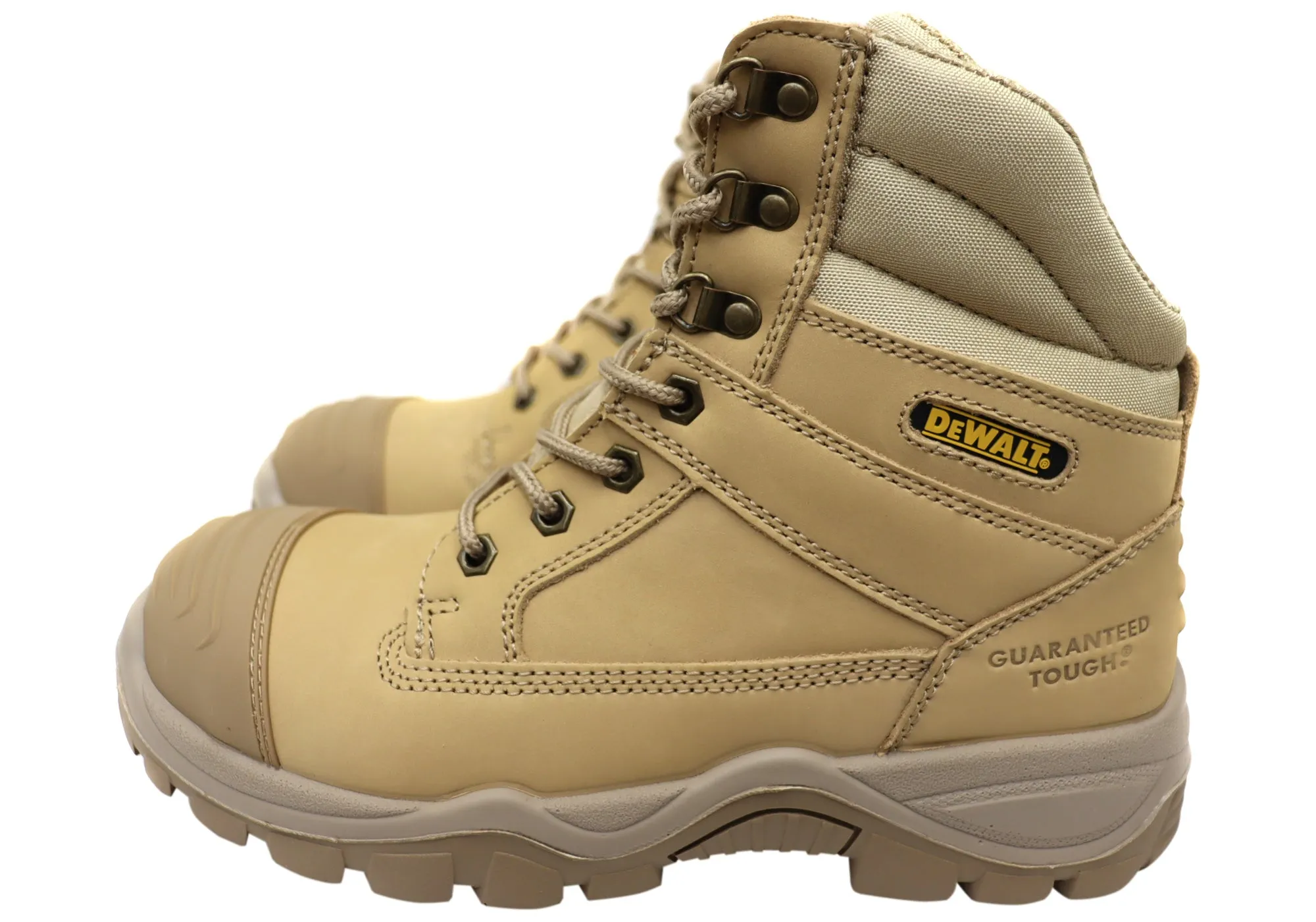 DeWALT PROComfort Toner Mens Side Zip Leather Safety Boots