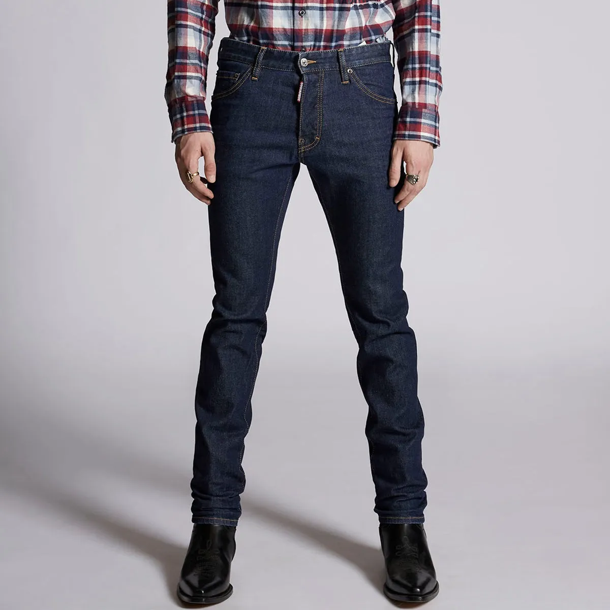 DSQUARED2 - Icon Dark Wash Jeans in Navy