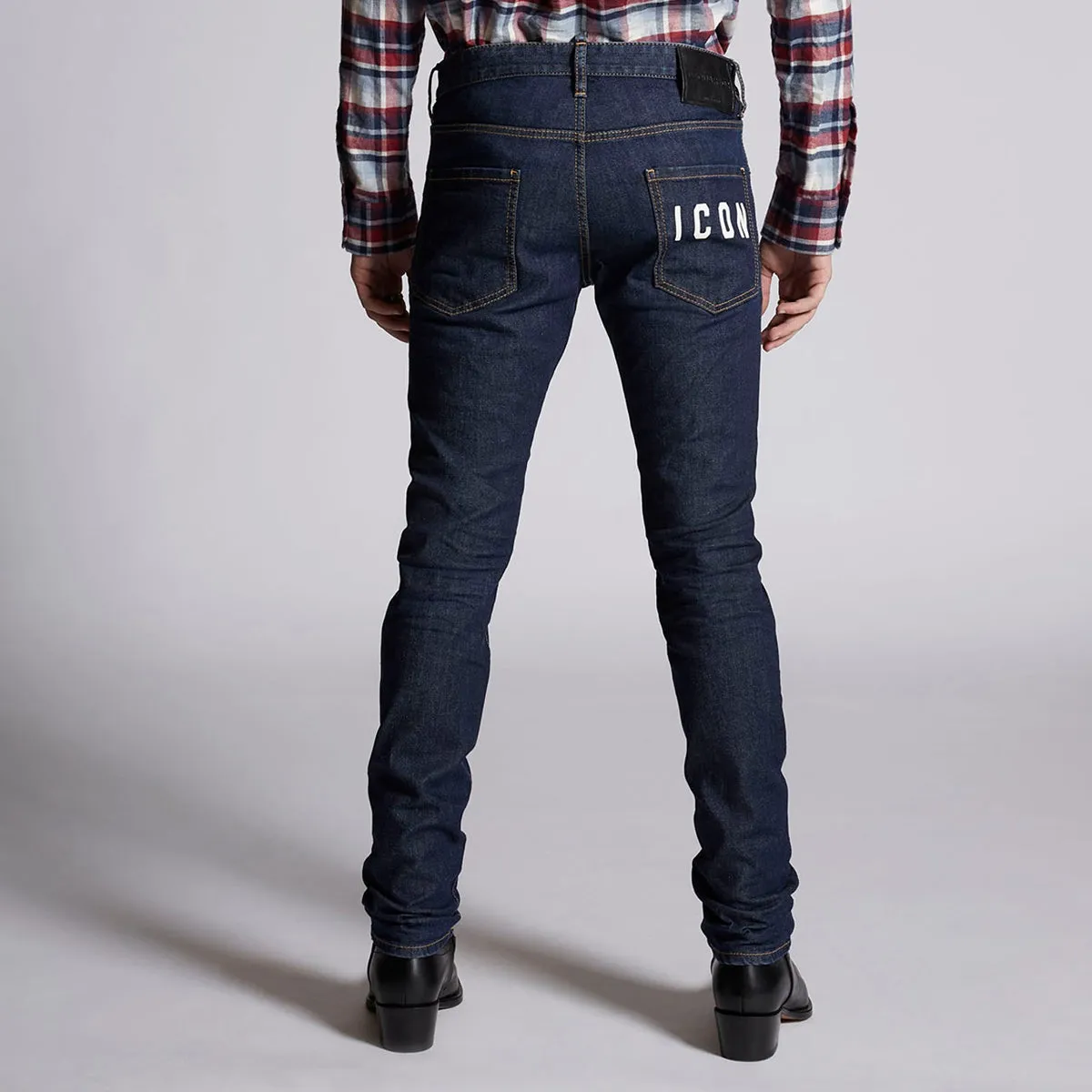 DSQUARED2 - Icon Dark Wash Jeans in Navy