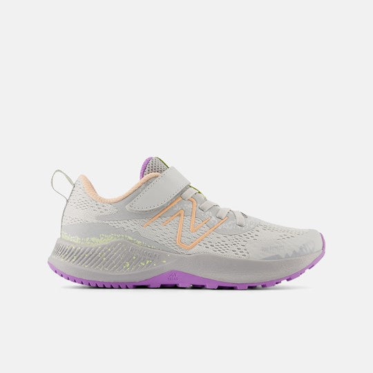 DynaSoft Nitrel A/C Trail Shoe - Grey Matter with Guava Ice and Purple Fade