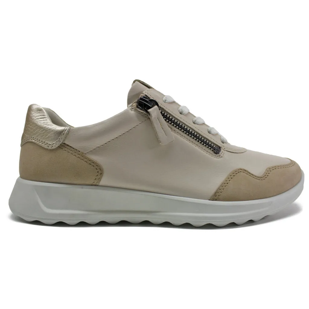 Flexure Runner Full Grain Leather Women's Low Top Sneakers