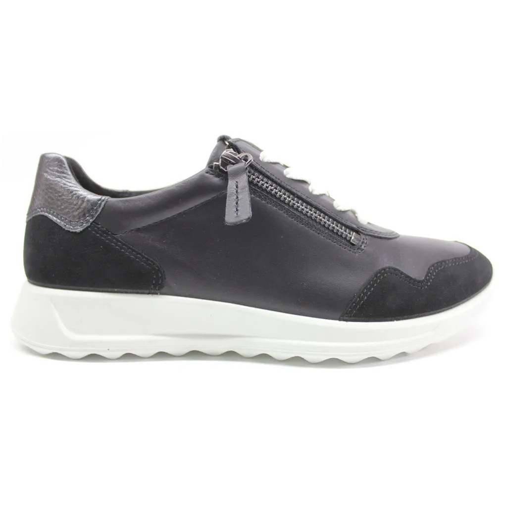 Flexure Runner Full Grain Leather Women's Low Top Sneakers