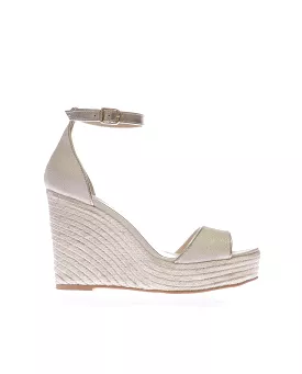 Glitter Cotton Blend Wedge Espadrille for Women - Jolie