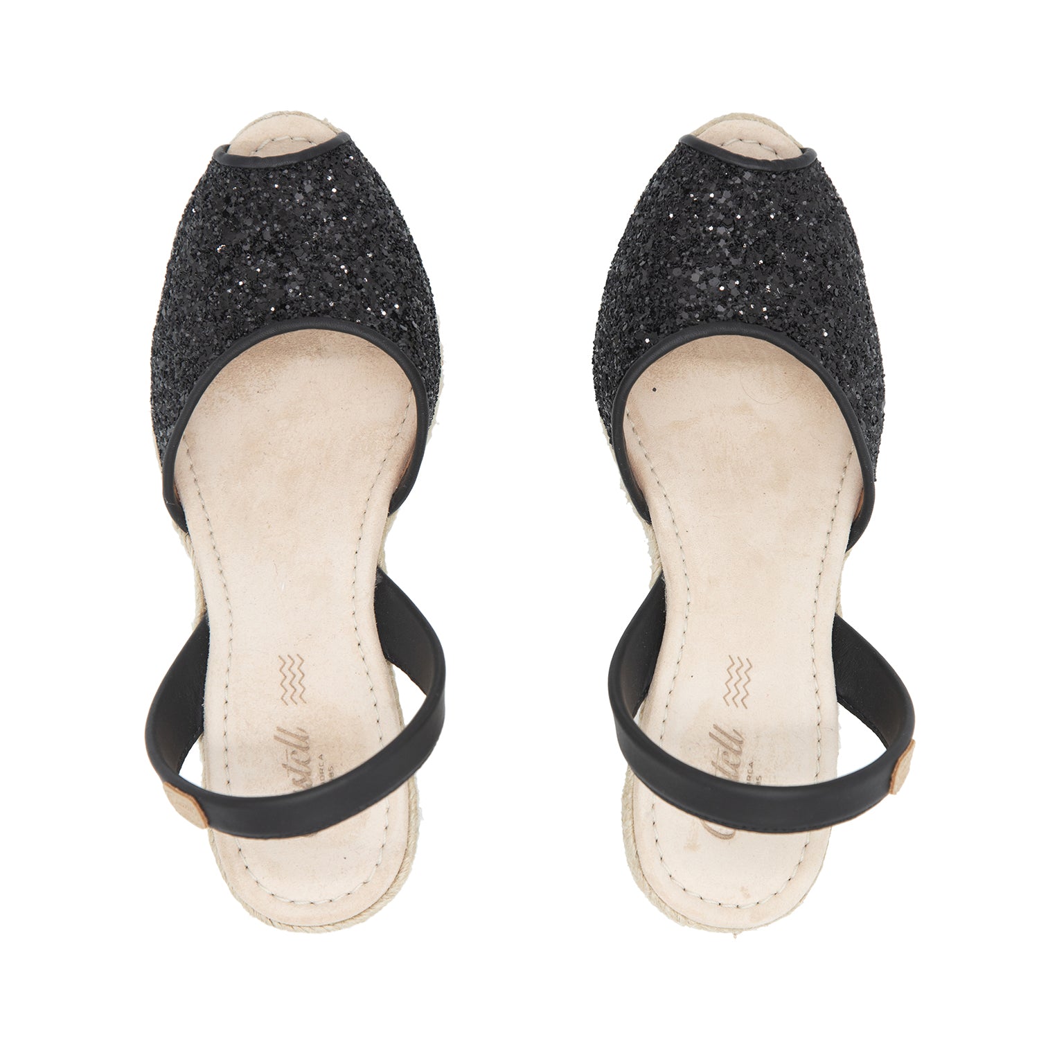 Glitter Leather Menorcan Espadrille For Women - Frida Montada 2006R Glitter 5C