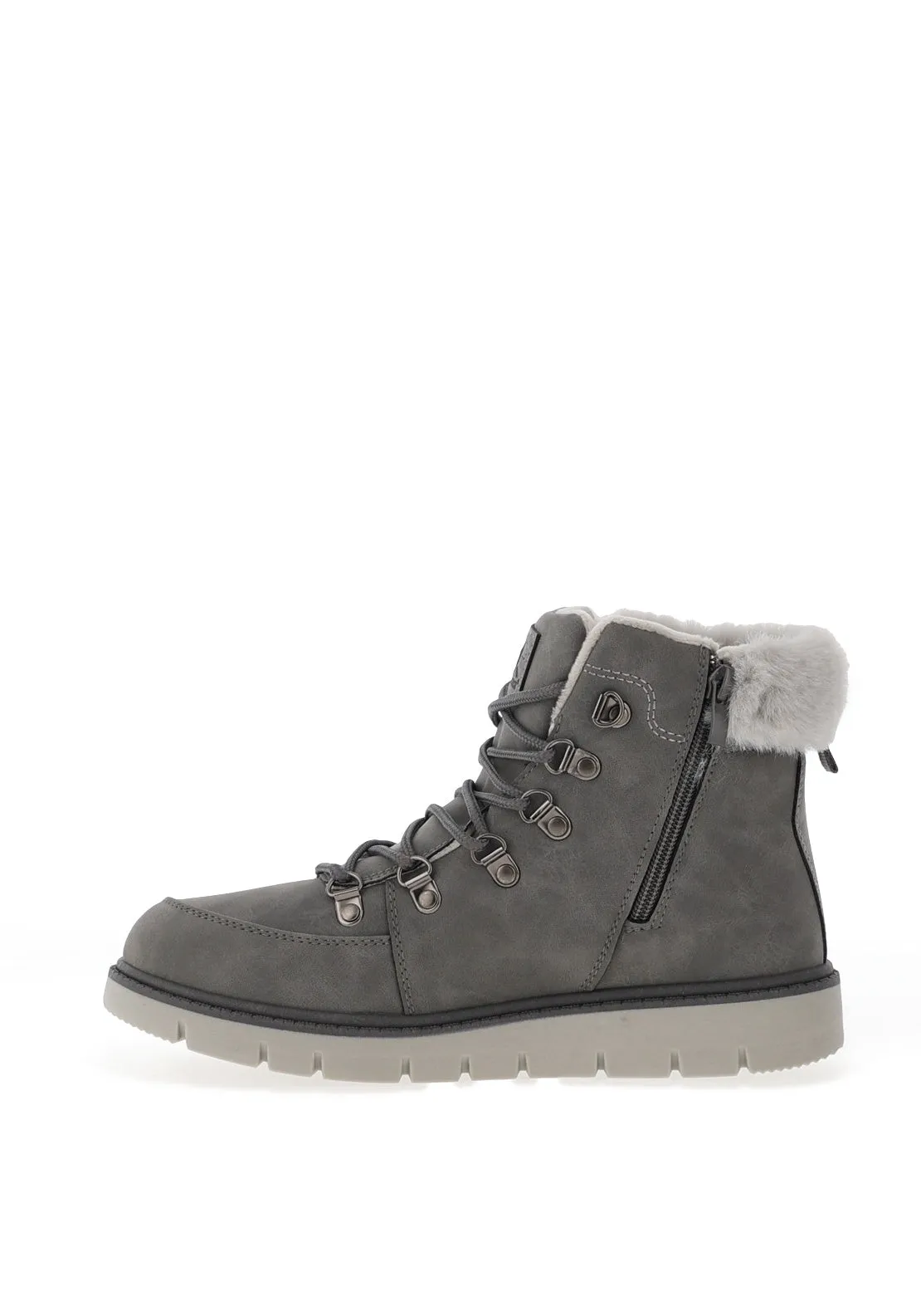 Gordon Jack Everest Faux Fur Lined Ankle Boots, Grey