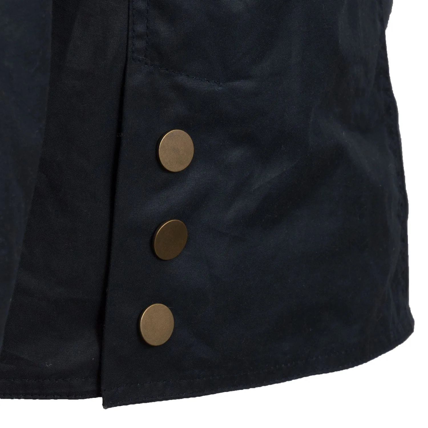 Harriet: Women's Navy Wax Coat