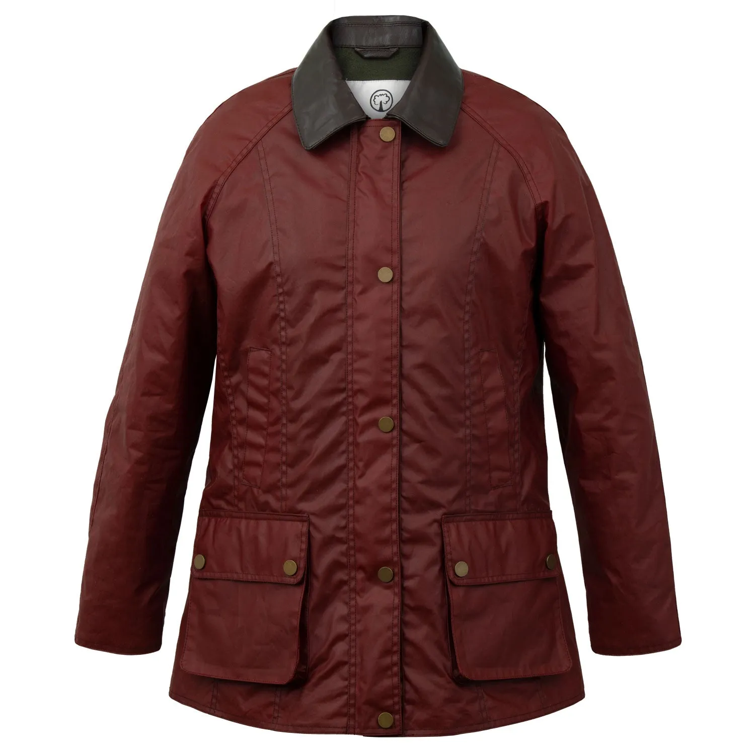 Harriet: Women's Red  Wax Coat