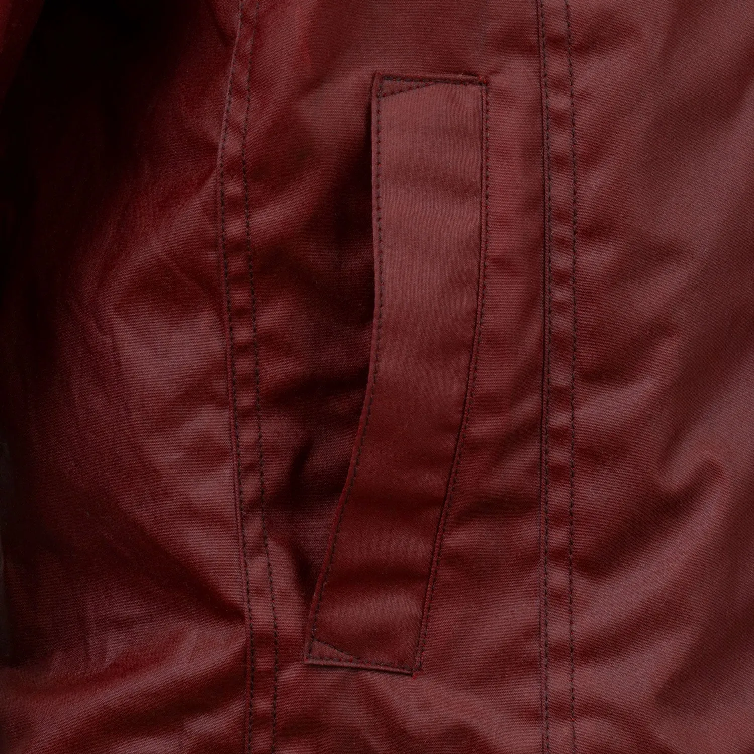 Harriet: Women's Red  Wax Coat