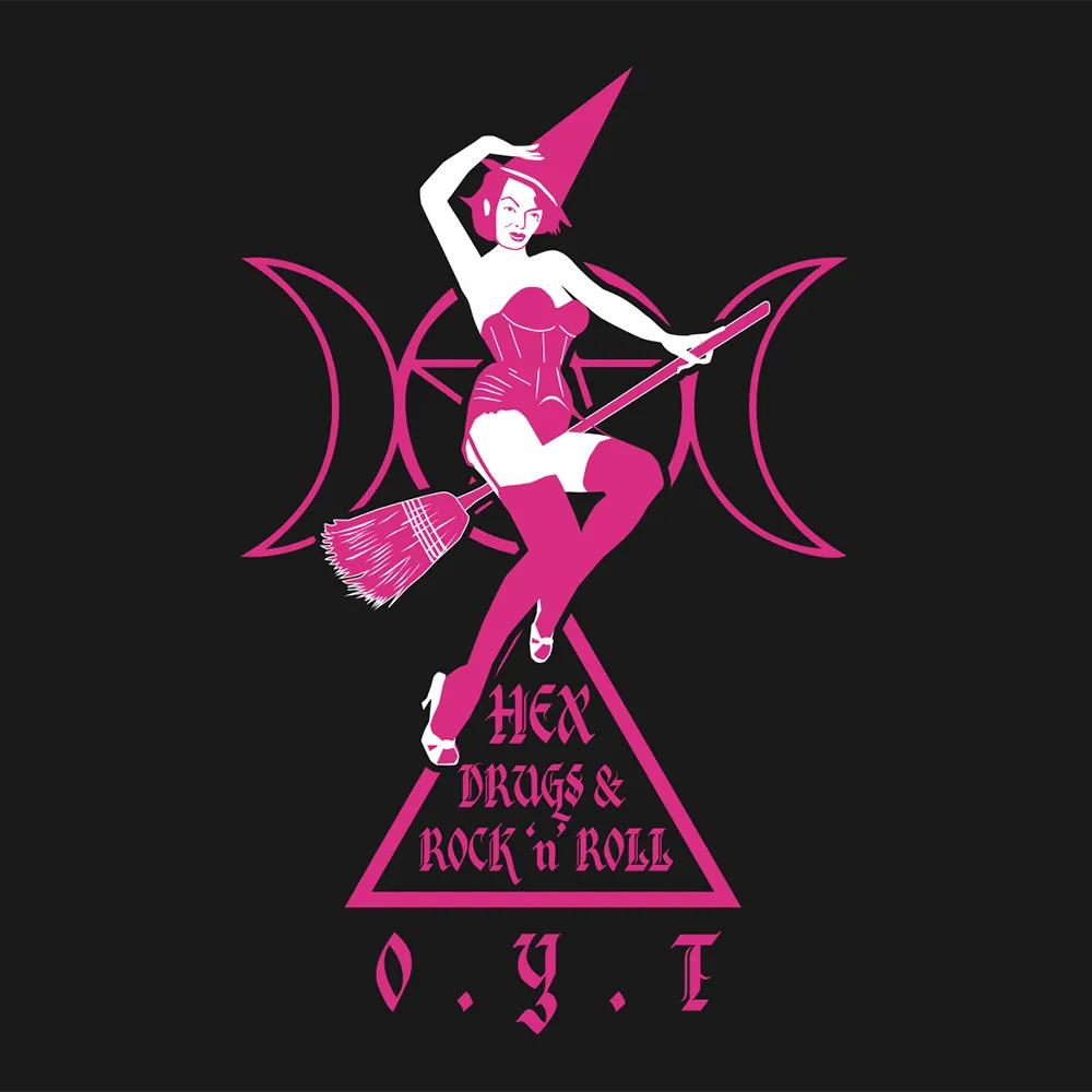 Hex Drugs & Rock N' Roll Ladies T-Shirt