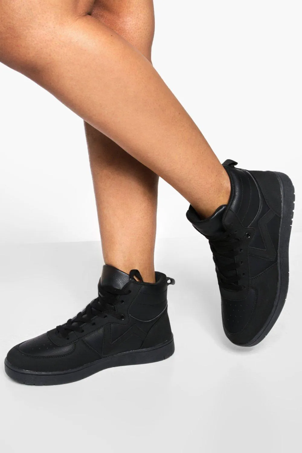 High Top Lace Up Sneakers