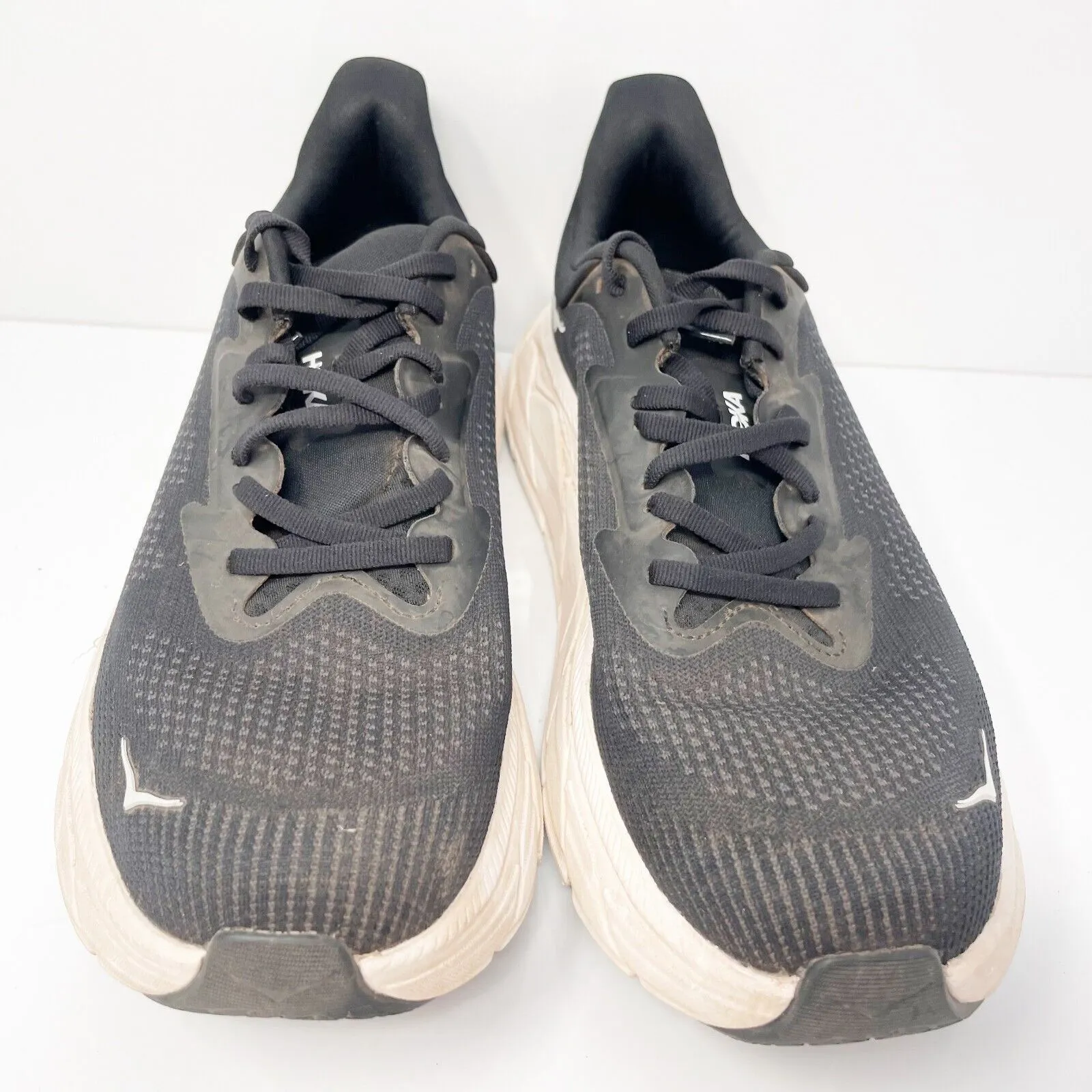 Hoka One One Mens Arahi 7 1147850 BWHT Black Running Shoes Sneakers Size 9 D