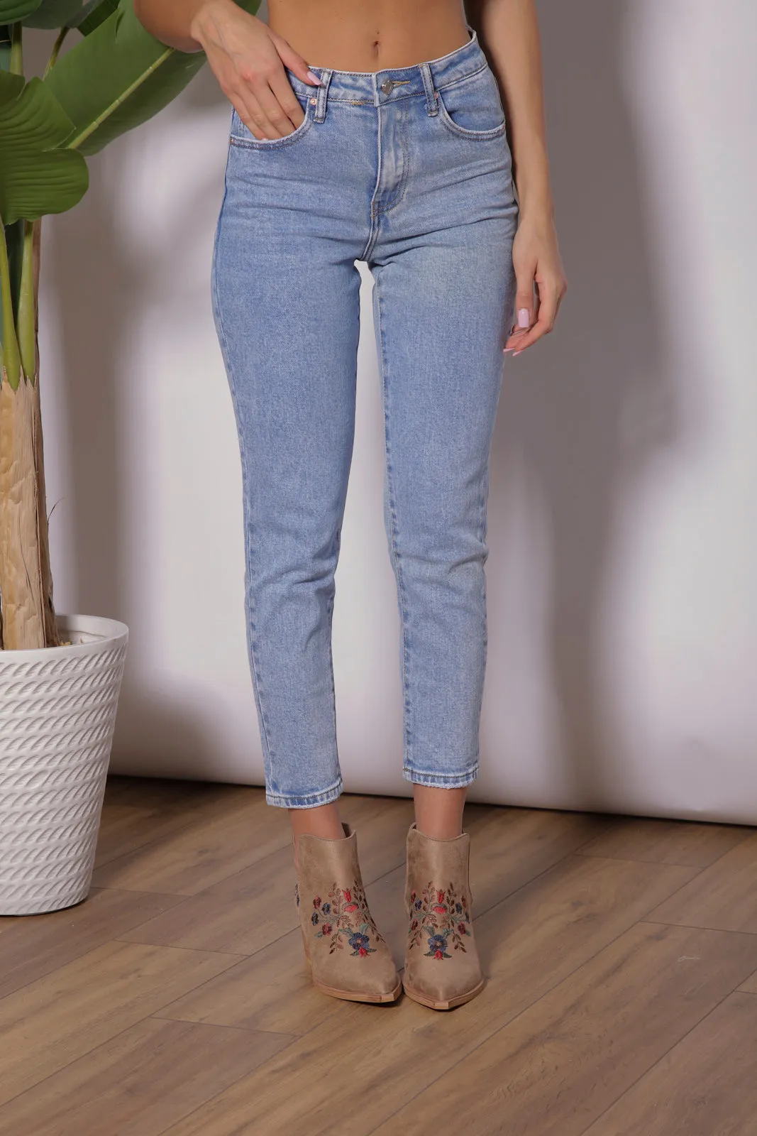 Jeans Loose Slim Vita Media