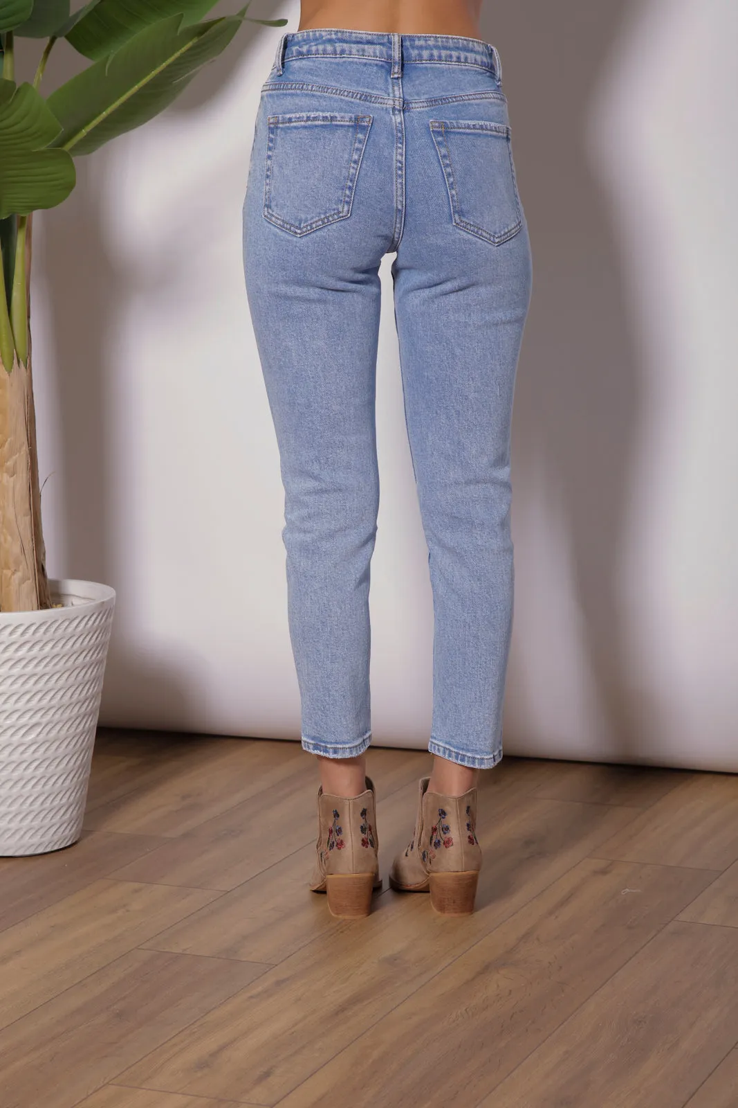 Jeans Loose Slim Vita Media