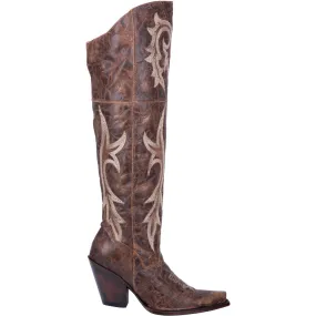 Jilted Embroidered Snip Toe Cowboy Boots